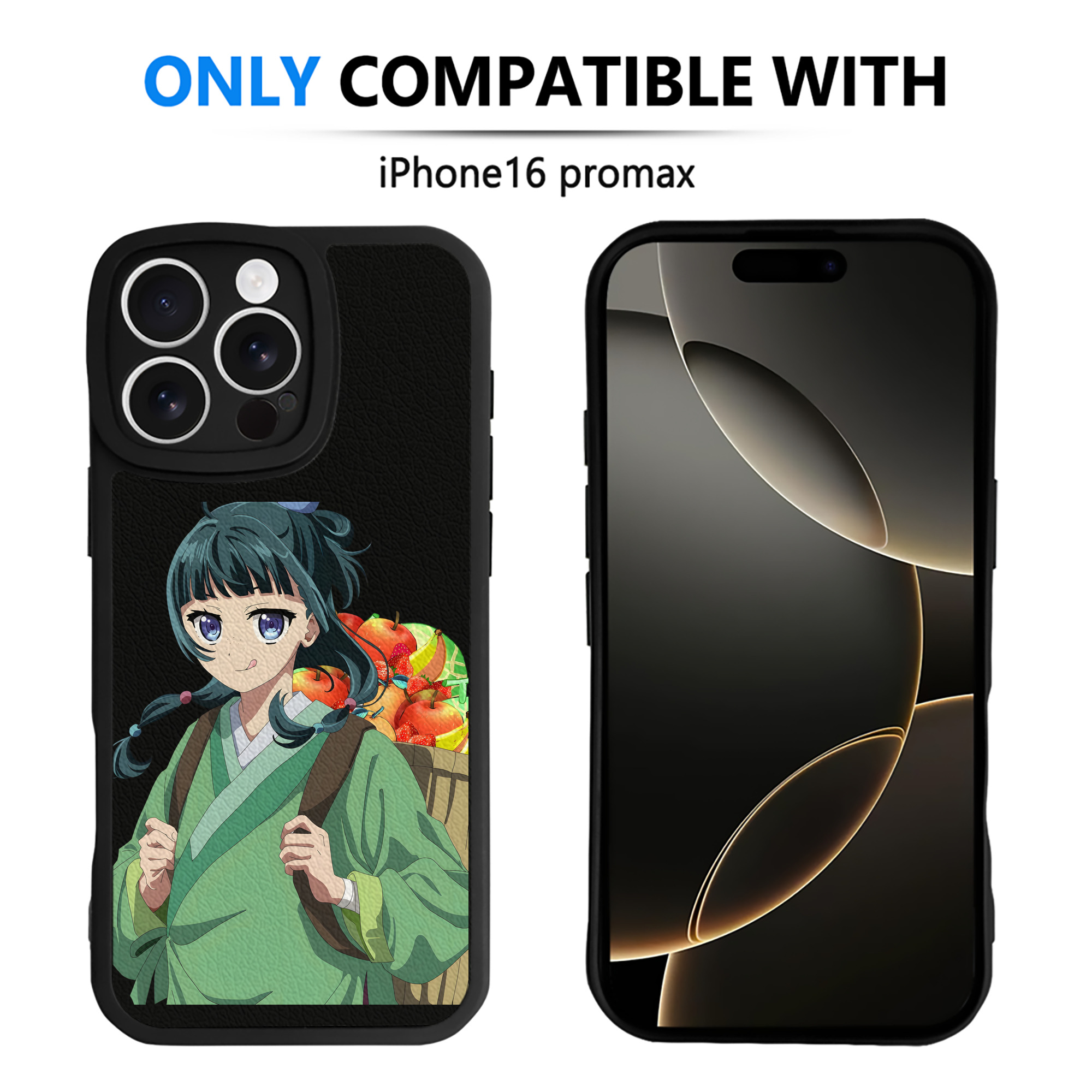 薬屋のひとりごと The Apothecary Diaries 【iPhone 16シリーズ対応】シリコンスマホケース（レザー調） 材質：シリコン